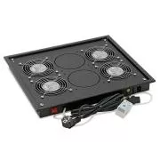 Vent.j. superior (inferior) 4x ventilator 220V/92W Negru