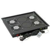 Vent.j. superior (inferior) 4x ventilator 220V/92W Negru