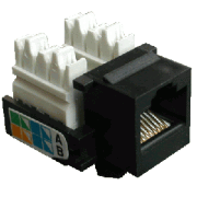 DATACOM Keystone cat5E negru UTP