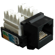 DATACOM Keystone cat5E negru UTP