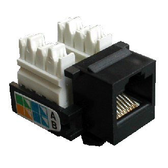 DATACOM Keystone cat5E negru UTP DATACOM Keystone cat5E negru UTP