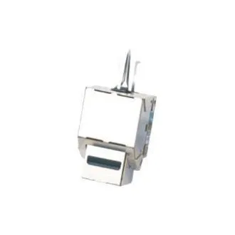 DATACOM Keystone Keystone cat5E argint STP dual-mini DATACOM Keystone Keystone cat5E argint STP dual-mini