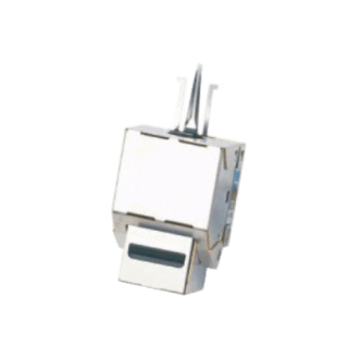 DATACOM Keystone Keystone CAT6 STP argint dual-mini