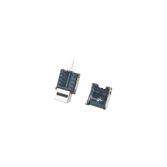 DATACOM Keystone Keystone CAT6 STP argint dual-mini