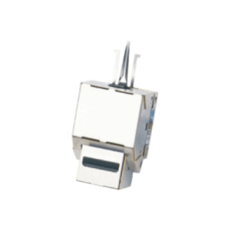 DATACOM Keystone Keystone CAT6 STP argint dual-mini DATACOM Keystone Keystone CAT6 STP argint dual-mini