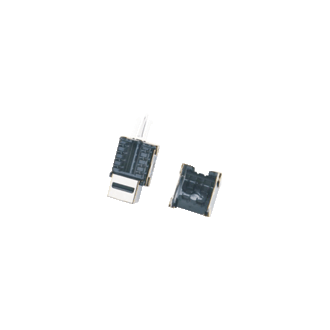DATACOM Keystone Keystone CAT6 STP argint dual-mini DATACOM Keystone Keystone CAT6 STP argint dual-mini