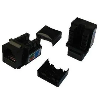 DATACOM Keystone Keystone UTP Cat5e autofiletante MINI negru DATACOM Keystone Keystone UTP Cat5e autofiletante MINI negru