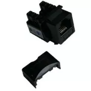 DATACOM Keystone UTP RJ12 Cat3 (DUAL) negru