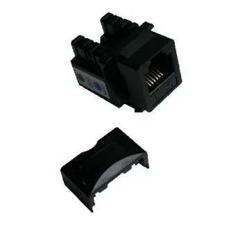 DATACOM Keystone UTP RJ12 Cat3 (DUAL) negru