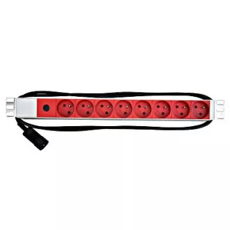 Panou de alimentare PDU 19", 8xČSN, 1xC14, 10A, 1U, cablu 2m Panou de alimentare PDU 19", 8xČSN, 1xC14, 10A, 1U, cablu 2m