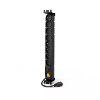 Panou de alimentare 19" ACAR S8/3m 8x230V-3m IEC320 C14 Panou de alimentare 19" ACAR S8/3m 8x230V-3m IEC320 C14