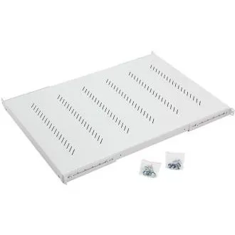 Raft 19" H4 perforat 1U/650mm, max. 150kg gri Raft 19" H4 perforat 1U/650mm, max. 150kg gri