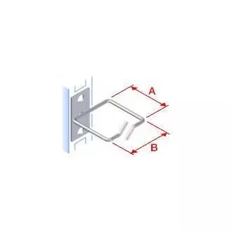 Cârlig de prindere 40x40 D1 metal fix stânga, poartă față