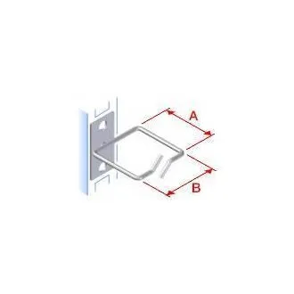 Cârlig de prindere 40x40 D1 metal fix stânga, poartă față Cârlig de prindere 40x40 D1 metal fix stânga, poartă față