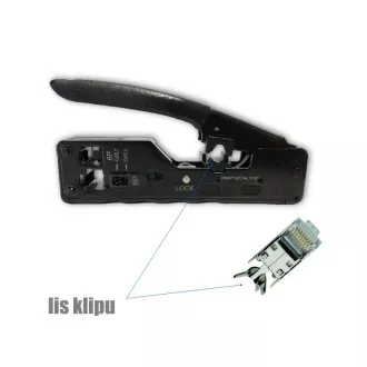 Cleste conector DATACOM 8P+6P cu presa de clip
