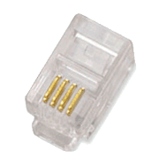 DATACOM Conector RJ10 UTP cablu UTP 4p4c bal.100pcs