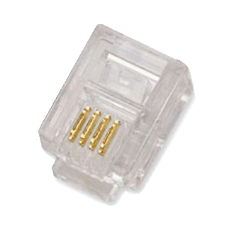 DATACOM Conector RJ11 UTP cablu UTP 6p4c bal.100pcs