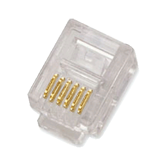 DATACOM Conector RJ12 UTP cablu UTP 6p6c bal.100pcs