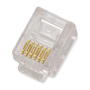 DATACOM Conector RJ12 UTP cablu UTP 6p6c bal.100pcs