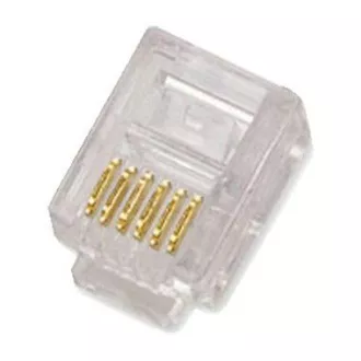 DATACOM RJ12 UTP cablu conector 6p6c pachet de 10