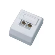 DATACOM UTP priză dublă deasupra tencuielii 45 de grade - Cat5e