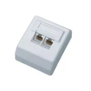 DATACOM UTP priză dublă deasupra tencuielii 45 de grade - Cat5e