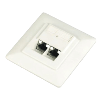 DATACOM UTP UTP dublă priză 45 grade - Cat5e