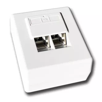 DATACOM STP priză dublă deasupra tencuielii Cat6 FA-1004