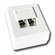 DATACOM STP priză dublă deasupra tencuielii Cat6 FA-1004