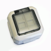 ABB Priză de date OUTDOOR IP54 STP CAT5E 2xRJ45