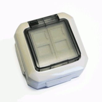 ABB Priză de date OUTDOOR IP54 STP CAT5E 2xRJ45