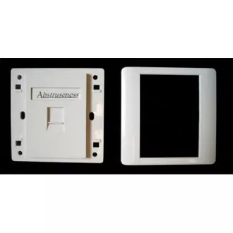 Placă de perete SA cu cadru pentru 1keystone (80 x 80)