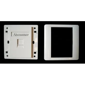 Placă de perete SA cu cadru pentru 1keystone (80 x 80) Placă de perete SA cu cadru pentru 1keystone (80 x 80)