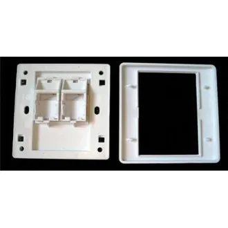 Placă de perete SA cu cadru pentru 2keystone (80 x 80) Placă de perete SA cu cadru pentru 2keystone (80 x 80)