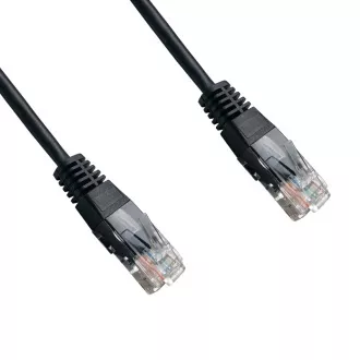 Cablu de legătură DATACOM UTP cat5e 0,25M negru Cablu de legătură DATACOM UTP cat5e 0,25M negru