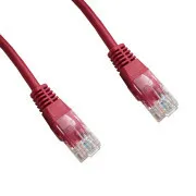 DATACOM patch cord UTP cat5e 0,5M roșu
