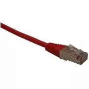 Cordon de corecție FTP cat5e 0.25M roșu