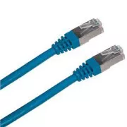 Cordon de corecție FTP cat5e 0.5M albastru
