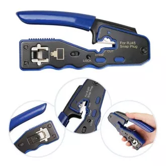 Clește de sertizare W-Star RJ45 WSEZ670 Clește profesional EZ Cat6, Cat5, RJ45EZ, STP