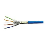 Cablu F/FTP Cat.6a 500 MHz 4x2xAWG23, LS0H albastru, Dca, 500m