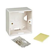 Cutie de suprafață pentru prize HSED0xUWxS, HSEDx2UWxF, RAL 9010
