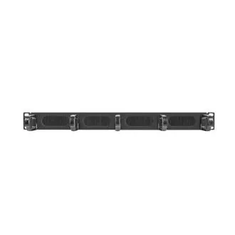 Organizator de cabluri 19'' 1U tip B negru Organizator de cabluri 19'' 1U tip B negru