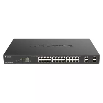 D-Link DGS-1100-26MPV2/E26-Port PoE+ Gigabit Smart Man. Comutator, 370W
