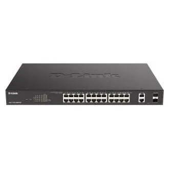 D-Link DGS-1100-26MPV2/E26-Port PoE+ Gigabit Smart Man. Comutator, 370W D-Link DGS-1100-26MPV2/E26-Port PoE+ Gigabit Smart Man. Comutator, 370W