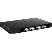 D-Link DGS-1520-28MP 20 porturi GE PoE + 4 porturi 2.5 GE PoE + 2 porturi 10GE + 2 SFP+ Smart Man. Switch