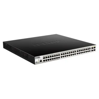 Switch gestionat D-Link DGS-1210-52MP/ME/E, 48x 1G PoE + 4x 1G SFP, Metro Ethernet