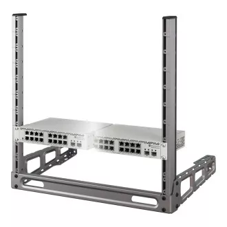 MikroTik RMK-2x10/19 - Kit 10" pentru montarea a 2x CSS318-16G-2S+IN în rack 1U 19"