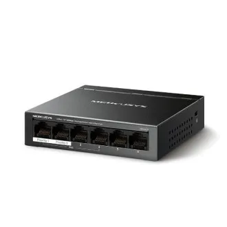 Comutator desktop Mercusys MS106LP 6xFE 4xPoE+ Comutator desktop Mercusys MS106LP 6xFE 4xPoE+