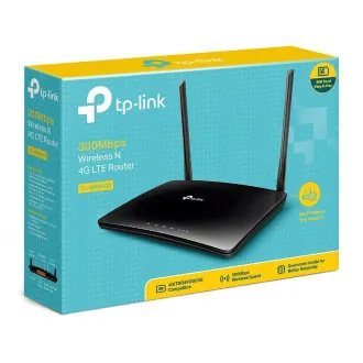 Router TP-Link TL-MR6400 4G LTE WiFi N, 4 porturi FE Router TP-Link TL-MR6400 4G LTE WiFi N, 4 porturi FE