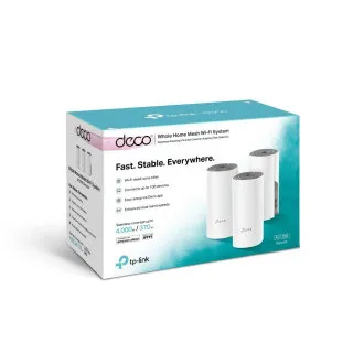 Sistem WiFi mesh pentru întreaga casă TP-Link AC1200 Deco E4 (pachet de 3), 2x10/100 RJ45 - Utilizat